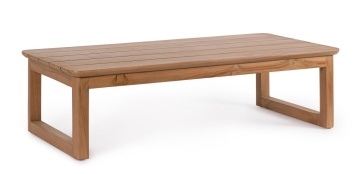 Masuta de cafea pentru gradina, lemn de teak, maro, 122x60x35 cm, Evora Bizzotto - Img 1