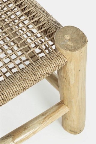Masuta pentru gradina, lemn de teak, natur, 80x60x40 cm, Lampok Bizzotto - Img 5