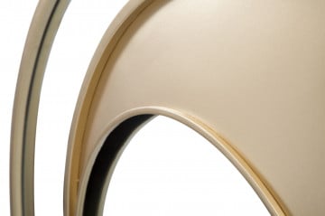 Oglinda decorativa aurie cu rama din metal, ∅ 70 cm, Life Cycle Mauro Ferretti - Img 4