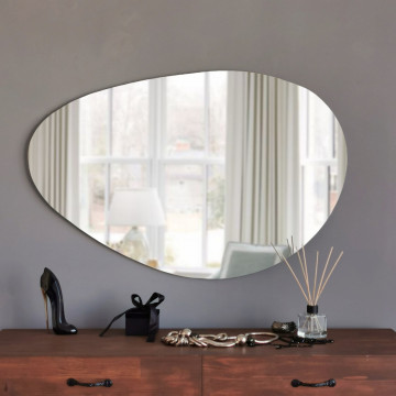Oglinda decorativa, MDF, alb, 552NOS2215 - Img 1