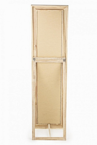 Oglinda dreptunghiulara cu suport pentru podea din lemn de Paulownia, 174x44 cm, Tiziano Rett Bizzotto - Img 3