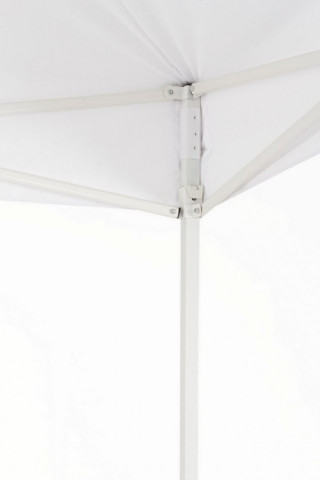 Pavilion pentru gradina alb din stofa si metal, 291x291 cm, Pandora Bizzotto - Img 4