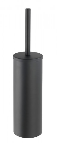 Perie pentru toaleta cu suport de prindere Bosio, Wenko Power-Loc®, 40.5 x 13 x 9 cm, inox, negru - Img 1