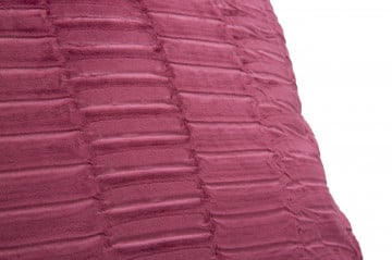 Perna decorativa bordo din stofa, 41x41x10 cm, Bordeaux Mauro Ferretti - Img 2
