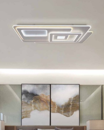Plafoniera LED 200W, Alb, Retro, Kelektron – imagine de ansamblu a produsului