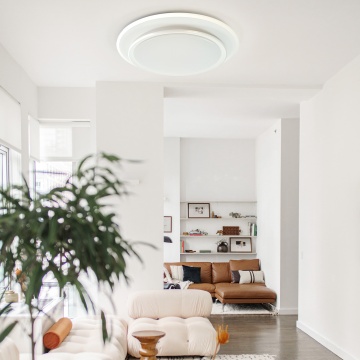 Plafoniera LED 64W, Ø50 cm, Alb, Ophelia, Kelektron - Img 2