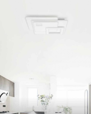 Plafoniera LED 90W, Alb, Retro, Kelektron – imagine alternativă de prezentare