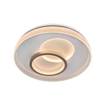 Plafoniera LED Lara, Ø50 cm, 70W, 3150 lm, Alb + Greige, Kelektron - Img 5