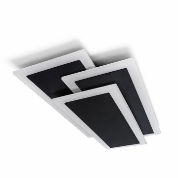 Plafoniera LED Orion, 36W, 1944 lm, Negru, Kelektron