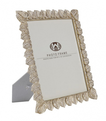 Rama foto aurie din sticla si rasina, 26 x 2 x 31 cm, Anthurium Mauro Ferreti