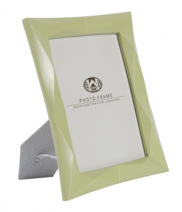 Rama foto verde din sticla si rasina, 21,5 x 2,5 x 25,8 cm, Greeny Mauro Ferreti