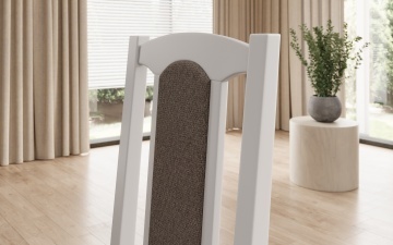 Scaun Chair Vos VII – 43x40x96 cm – Alb / Opium 20 – cadru suplimentar de prezentare