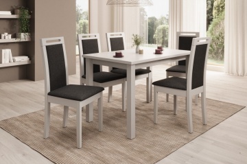 Scaun tapitat, din lemn, Nola VI, ADRK Furniture