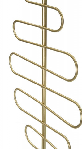 Set 2 decoratiuni de perete cu suport pentru lumanare aurii din metal, Alid Mauro Ferretti - Img 5