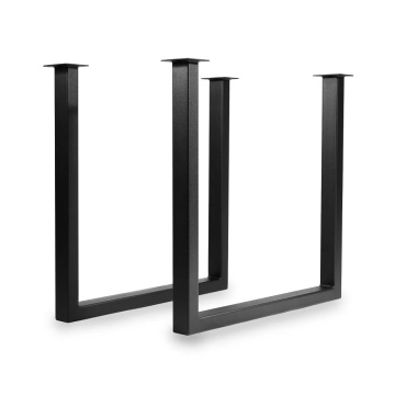 Set 2 picioare masă metal AlmaCasa Frame, profil 60×40 / 80×40 mm, înălțime 720 mm