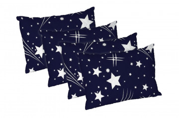 Set 4 Perne Estrellas, Microfibra Matlasata, 50x70 cm - Img 1