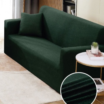 Set huse elastice, canapea 3 locuri + 2 fotolii, cu brate, Uni, verde inchis, SHEJ-41 – cadru de catalog cu produsul