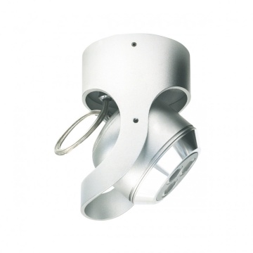 Spot LED Periscope, argint, lumina scazuta, Max 3W, Kelektron – imagine secundară de catalog