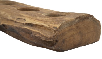 Suport lumânare din lemn de teak, 51x14x6 cm, Long, Mauro Ferretti - Img 4