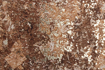 Tablou decorativ maro din MDF si panza, 122,6x4,3x82,6 cm, Bold Abstract Bizzotto - Img 2
