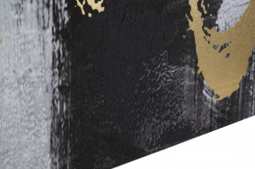 Tablou decorativ multicolor din lemn de Brad si panza, 80x3x120 cm, Toty Mauro Ferretti - Img 4