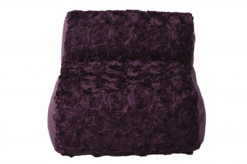 Taburet violet din textil, 81 x 76 x 54, Scuro Mauro Ferreti - Img 2