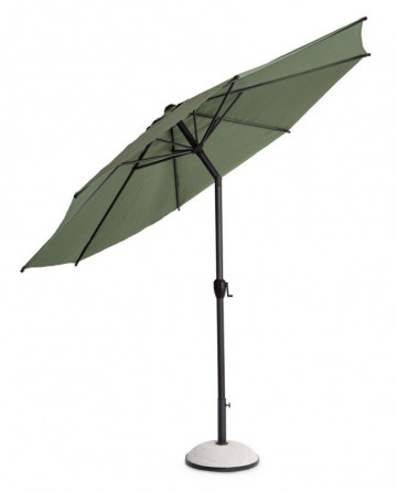 Umbrela de gradina cu brat pivotant verde olive din poliester si metal, ∅ 300 cm, Rio Bizzotto - Img 3