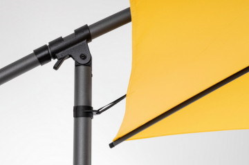 Umbrela de gradina galbena din poliester si metal, ∅ 300 cm, Tropea Bizzotto - Img 11