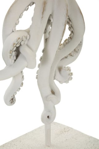 Veioza alba din polirasina, ø 30,5 cm, Octopus Mauro Ferreti - Img 3