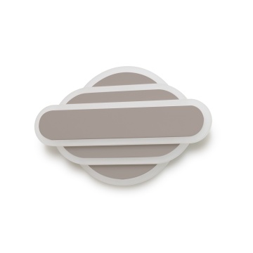 Aplica LED Retro Cloud 38W, Greige, dimabila, Kelektron