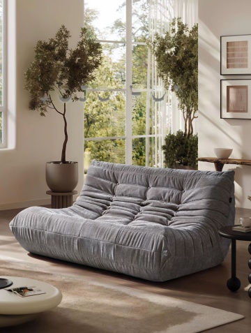 Canapea Lounge din Memory Foam HD – Premium, 1450 x 110 x 75 cm, Confort care Revine la Formă – cadru suplimentar de prezentare