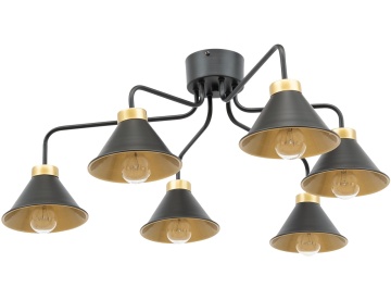 Candelabre Detmer – Negru