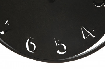 Ceas decorativ negru din metal, ∅ 60 cm, Circle Mauro Ferretti - Img 2