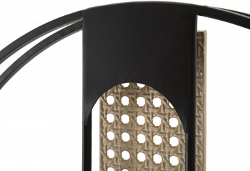Ceas decorativ negru din metal, ∅ 60 cm, Ribby Mauro Ferretti - Img 4