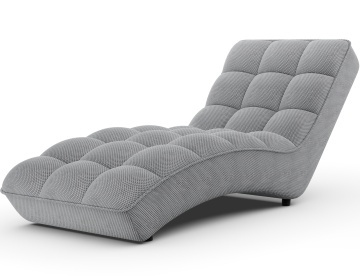 Chaise longue Loren – Alb - Img 2