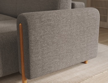 Colțar Acossta extensibil, 244x154x95 cm, orientare dreapta – Royal 20 - Img 9