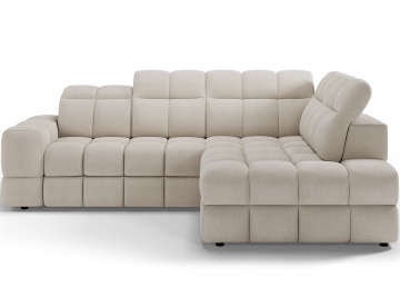 Colțar Bronon right-hand extensibil, 296x200x109 cm, orientare dreapta – Calmora 18