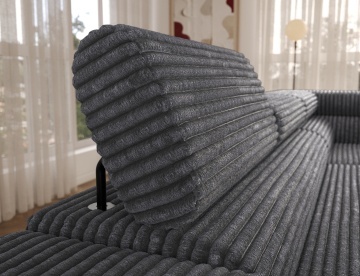 Colțar Colesio extensibil, 274x200x93 cm, orientare dreapta – Modullo 04 – fotografie de produs pe fundal neutru