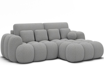 Colțar Covelion extensibil, 260x167x105 cm, orientare dreapta – Calmora 04 - Img 4