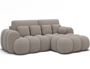Colțar Covelion extensibil, 260x167x105 cm, orientare dreapta – Royal 18 - Img 4