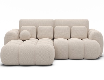Colțar Covelion extensibil, 260x167x105 cm, orientare stânga – Calmora 18