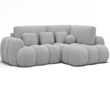 Colțar Cozion extensibil, 267x165x105 cm, orientare dreapta – Kendell 03 - Img 4