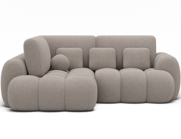 Colțar Cozion extensibil, 267x165x105 cm, orientare stânga – Royal 18