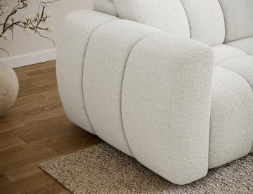 Colțar Fanito extensibil, 288x200x105 cm, orientare dreapta – Royal 01 – prezentare de catalog a produsului