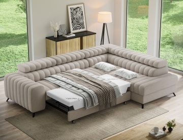 Colțar Kanedo extensibil, 269x204x86 cm, orientare dreapta – Raquel 18 – imagine secundară de catalog