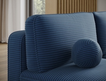 Colțar Livosa extensibil, 220x144x93 cm, orientare dreapta – Jarell 40 – fotografie comercială a produsului