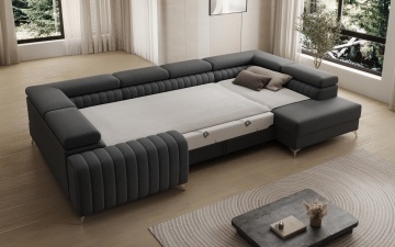 Colțar Louis extensibil, 347x202x92 cm, orientare dreapta – Sawana 14 – imagine secundară de catalog