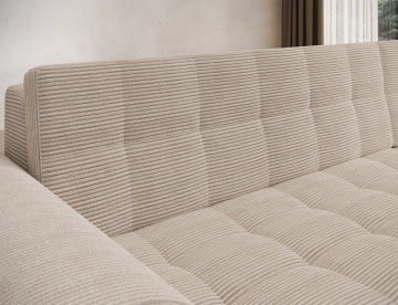 Colțar Sorento extensibil, 296x194x78 cm, orientare dreapta – Jarell 18 – prezentare secundară de catalog