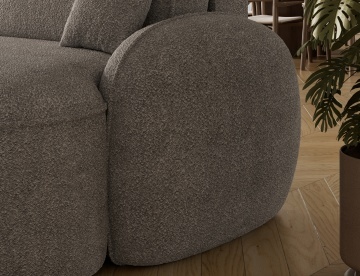 Colțar Tesalia extensibil, 247x150x93 cm, orientare stânga – Royal 04 - Img 9