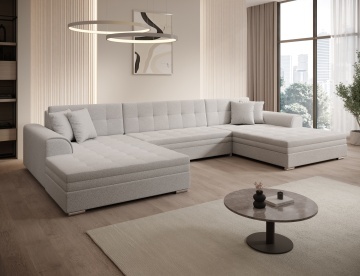 Colțar Vento extensibil, 359x165x78 cm, orientare symmetrical – Royal 01 - Img 5